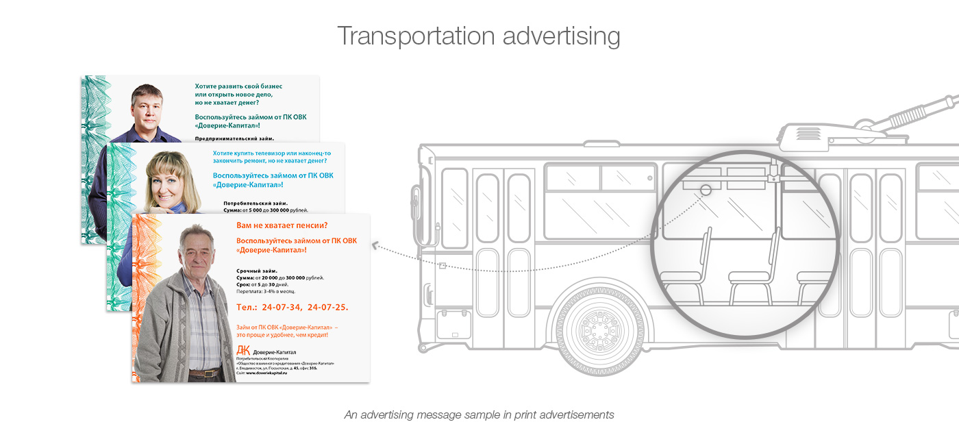 Transportation advertising